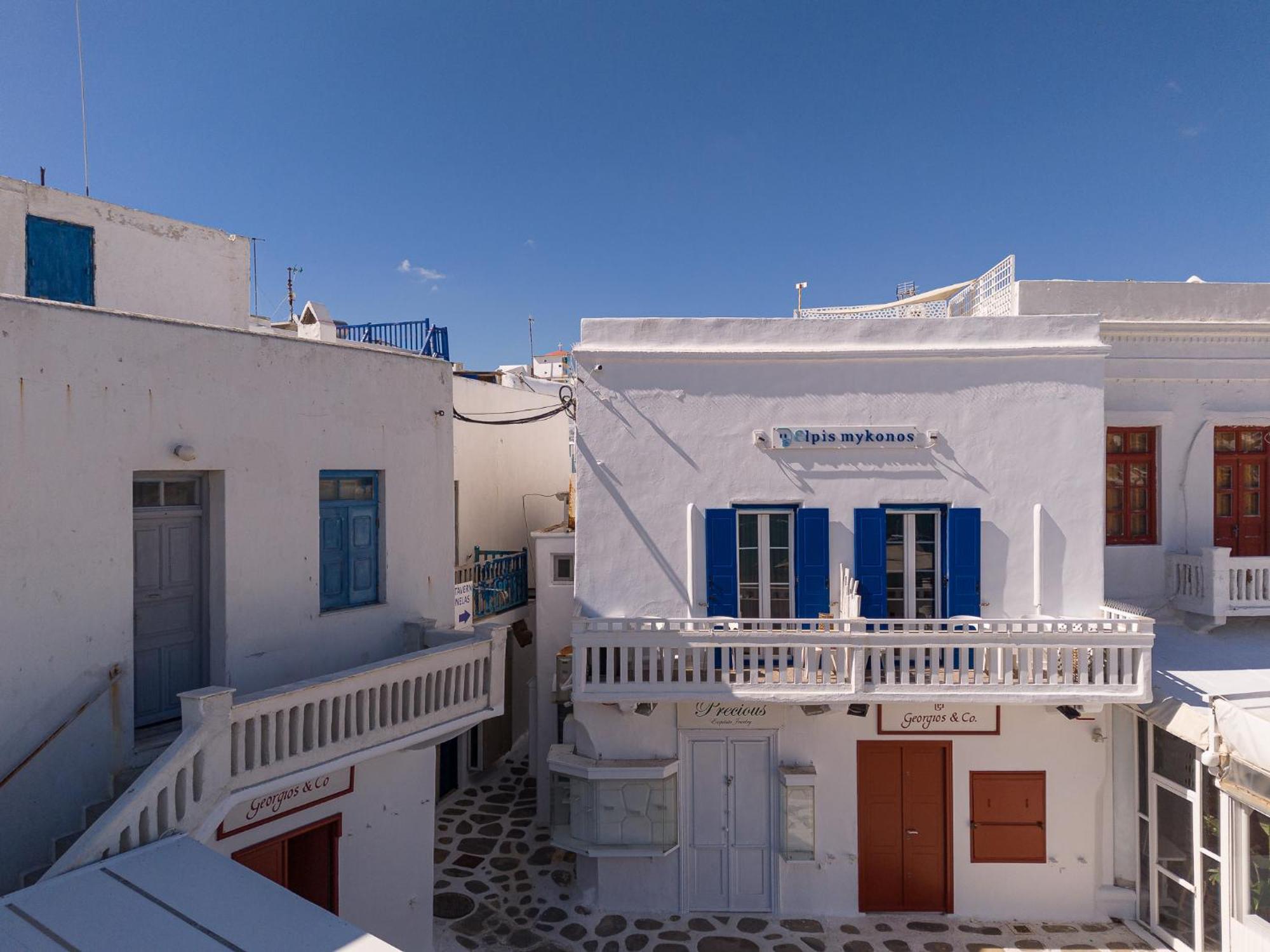 Elpis Mykonos Apartments - Mykonos Town Delos Port Luaran gambar