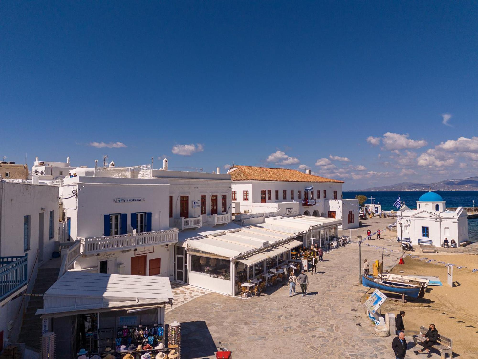Elpis Mykonos Apartments - Mykonos Town Delos Port Luaran gambar