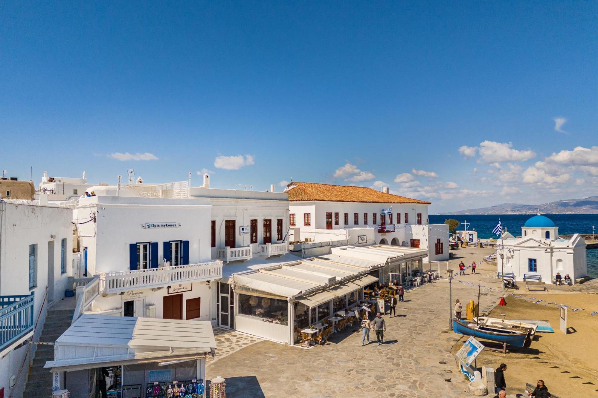 Elpis Mykonos Apartments - Mykonos Town Delos Port Luaran gambar